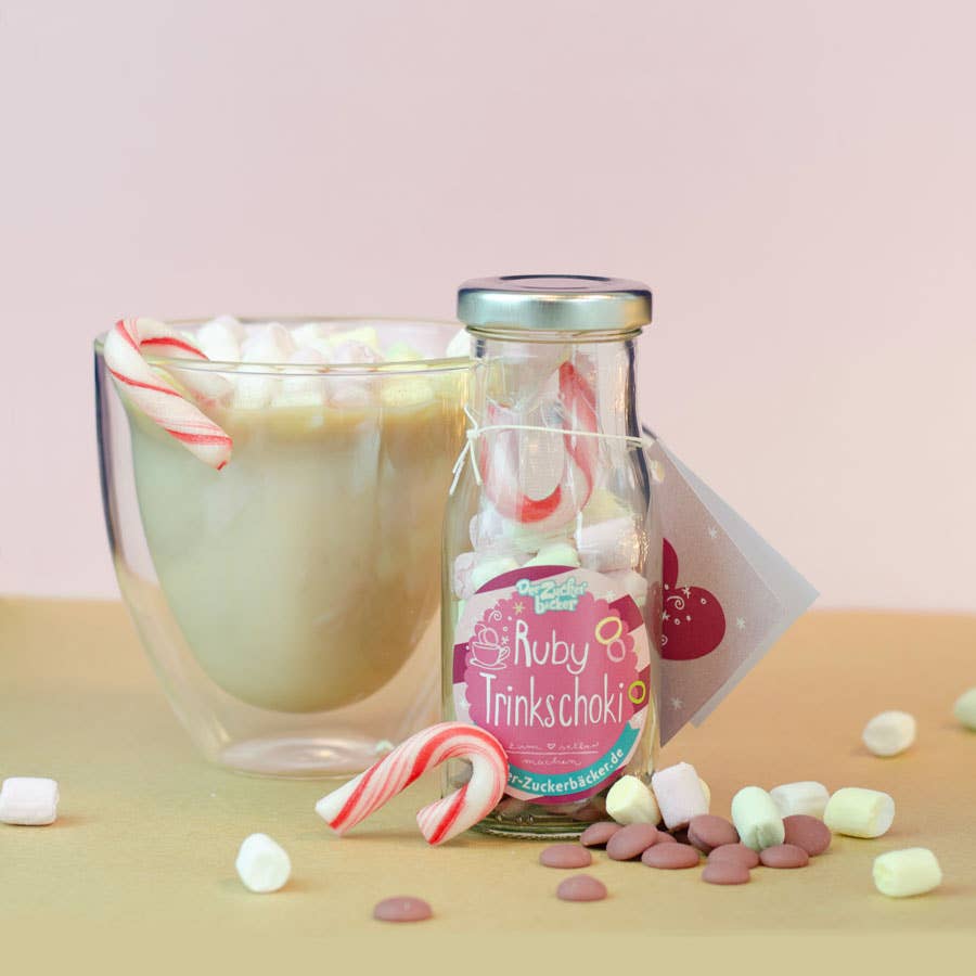 Der Zuckerbäcker - Wholesale DIY Drink Kit - Do It Yourself Bottle Hot Ruby Chocolate Drinking Chocolate1