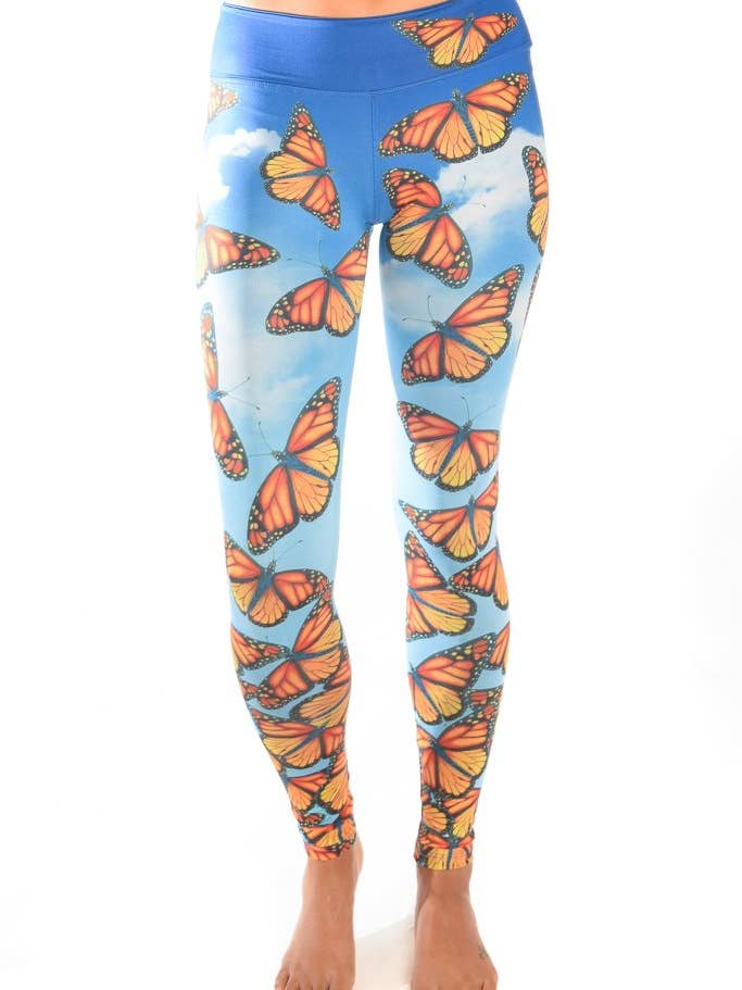Monarch Butterfly Öko-Lichtblaue Hose für den Großhandel von Third Eye Threads
