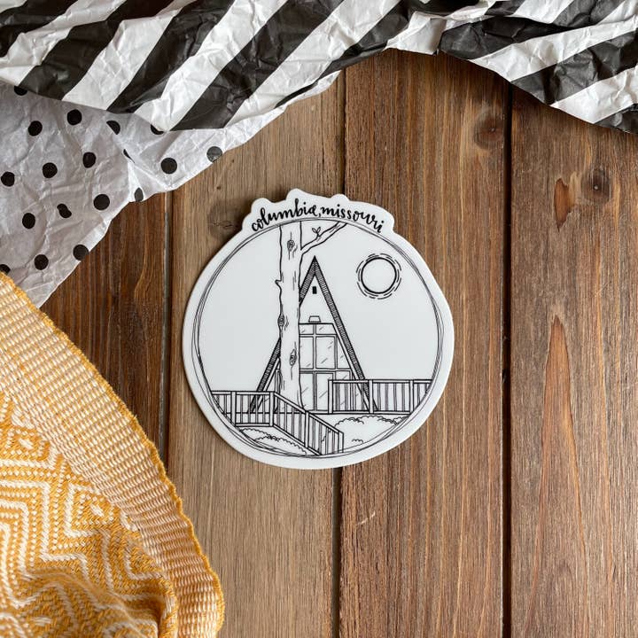 DoodleStation - Wholesale Sticker - Columbia, Missouri Landmarks - Vinyl Stickers5