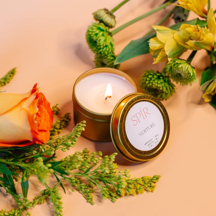 Spír Candle Co. - Wholesale Travel Candles - Nurture – 2 oz Candle1
