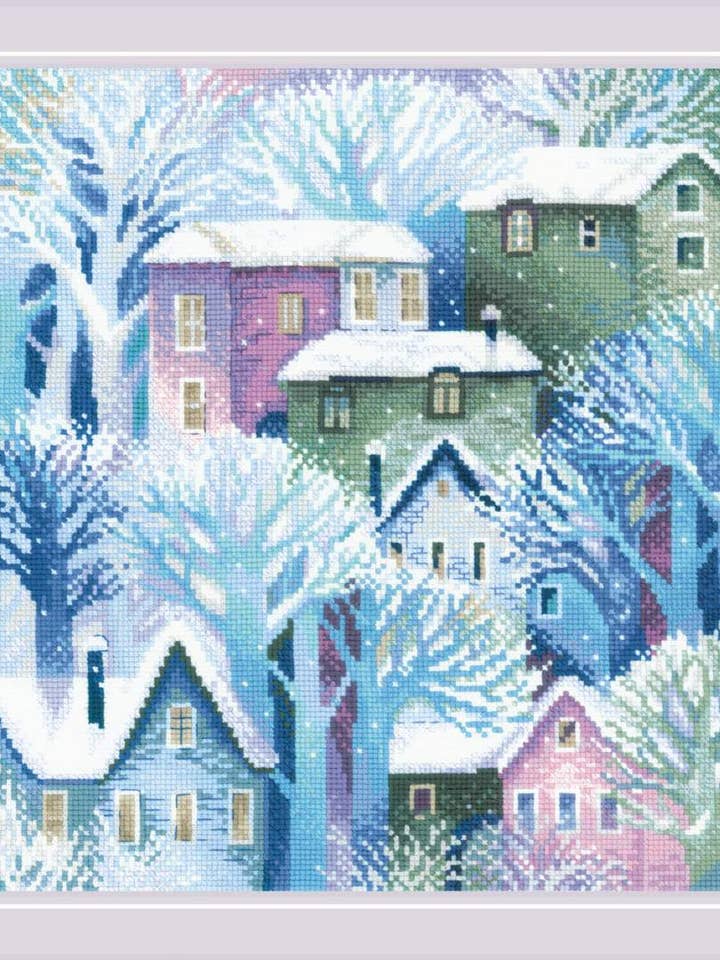 Cross Stitch Kit From Riolis 2247 Panel/Cushion Town for wholesale by RIOLIS