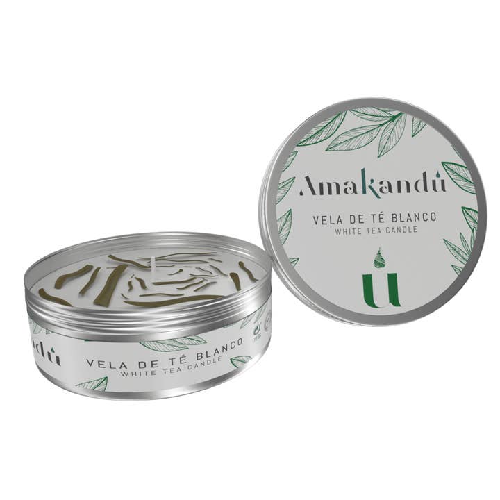 Amakandu - Wholesale Travel Candles - Vegan White Tea Candle2