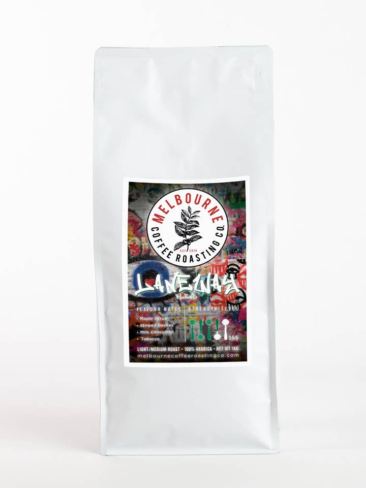 Laneway-melange voor wholesale door Melbourne Coffee Roasting Co