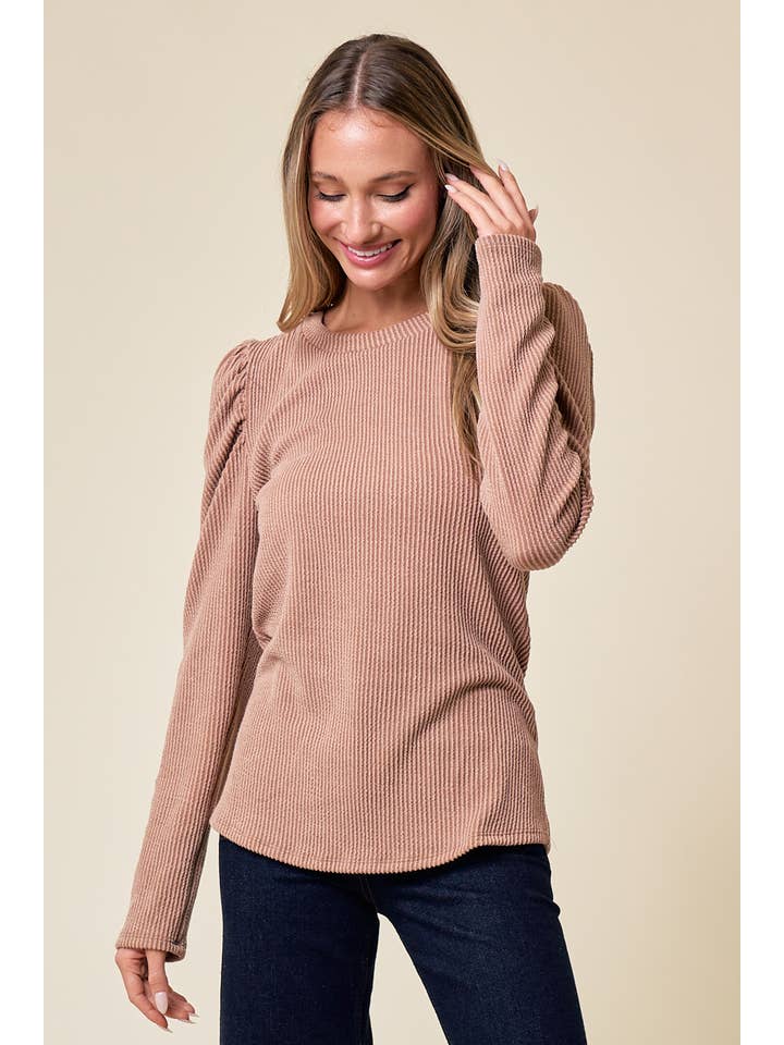lovely melody - Wholesale Knit Top - Women's - LMT4604-Cece Solid Long Sleeve Top19