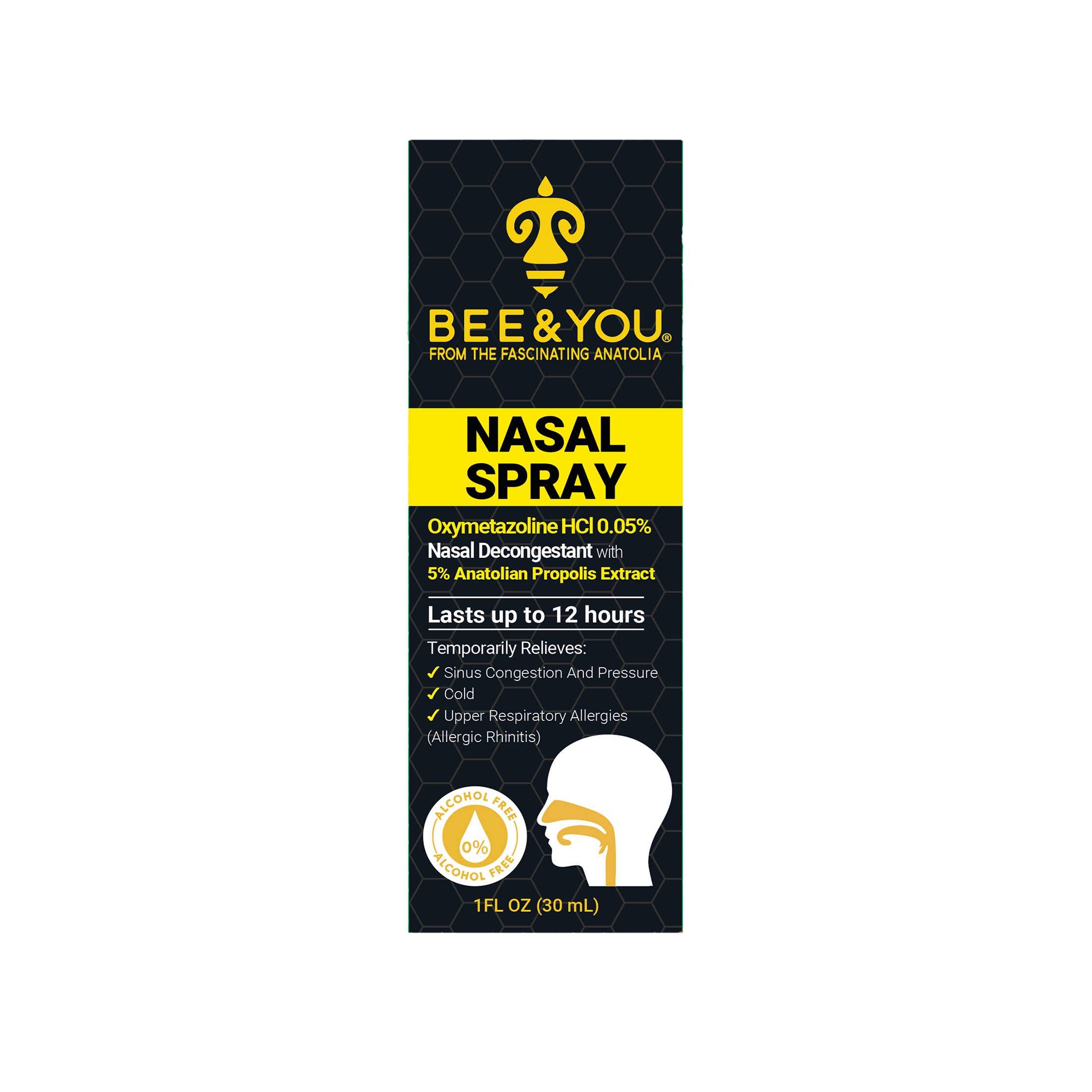 BEE&YOU - Wholesale Nasal Care - Propolis Nasal Spray, 1 fl oz1