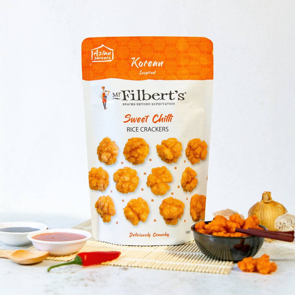 Mr Filbert's – wholesale Crackers – Korean Chilli Rice Crackers2