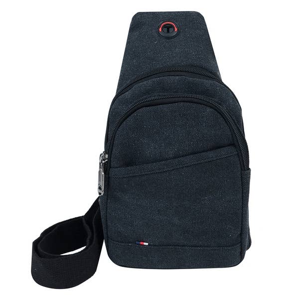 Selini New York - Wholesale Crossbody Bag - Unisex - Canvas Crossbody Sling Bag with Adjustable Strap