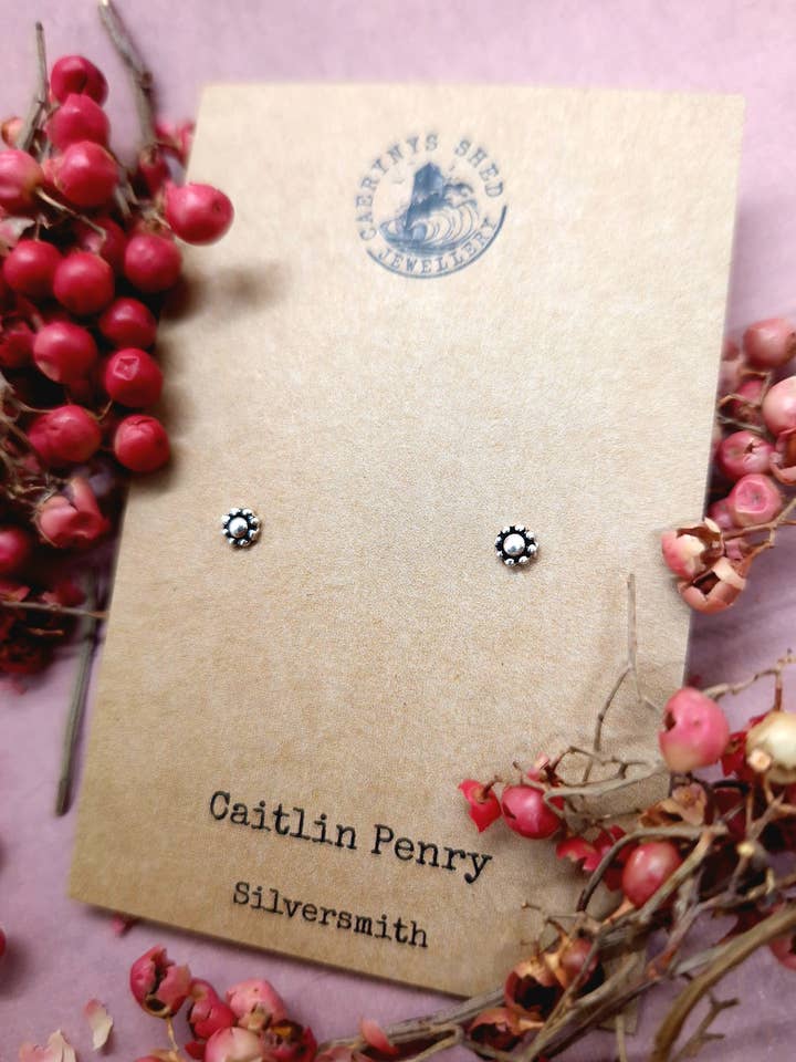 Flower Studs for wholesale by Caerynys Shed Jewellery