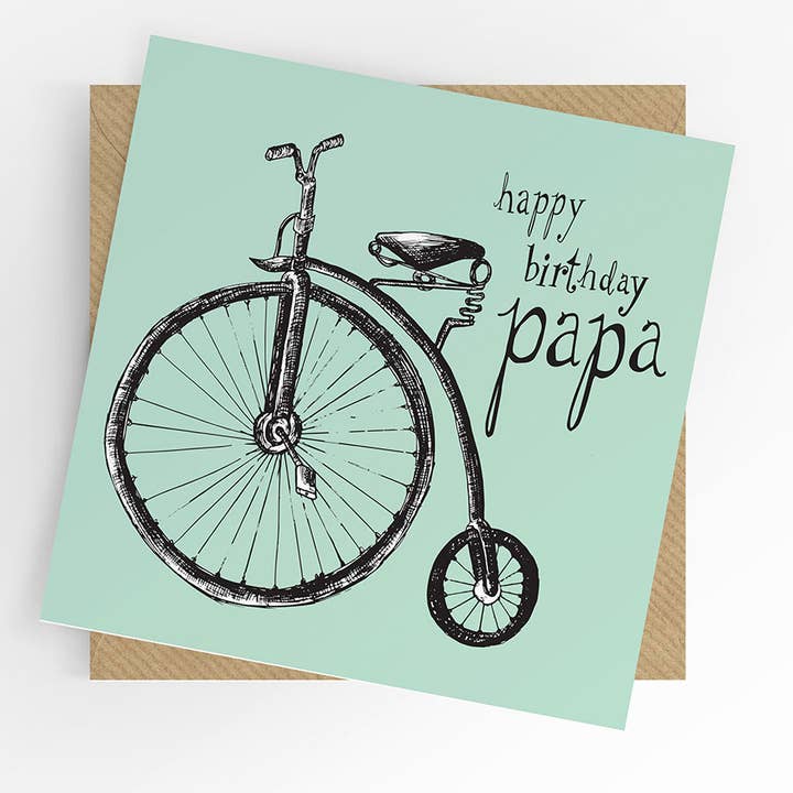 Carte d'anniversaire pour papa, grand-bi pour la vente par Under the Willow Tree