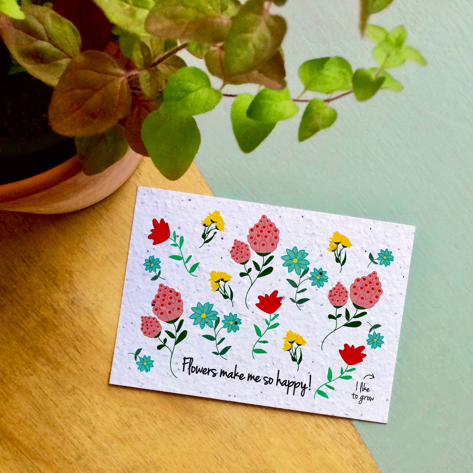 BLOOM your message - Vendita all'ingrosso Semi di piante - Set di 60 cartoline piantabili con semi di fiori selvatici3