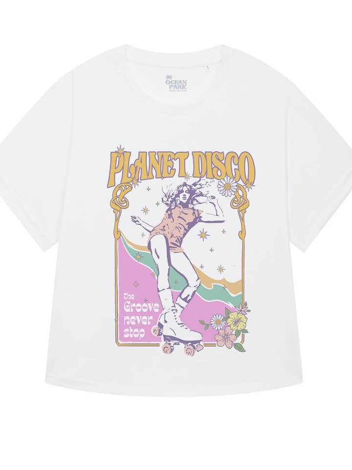 Dames T-shirt Disco Roller voor wholesale door Ocean Park