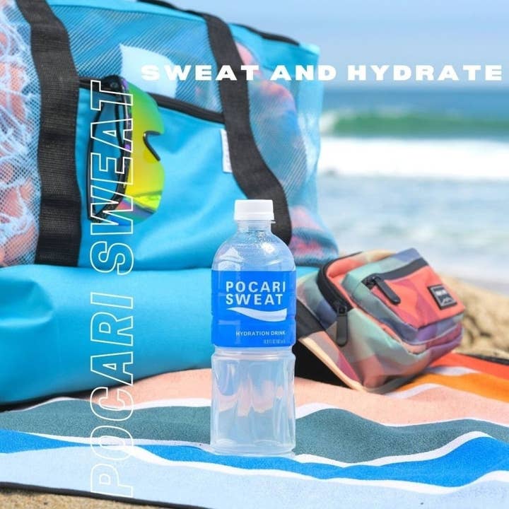 Crystal Geyser Water Company - Wholesale Sports/Energy Drink - POCARI SWEAT Hydration Drink w/ Electrolytes 16.9 oz - 12 pk