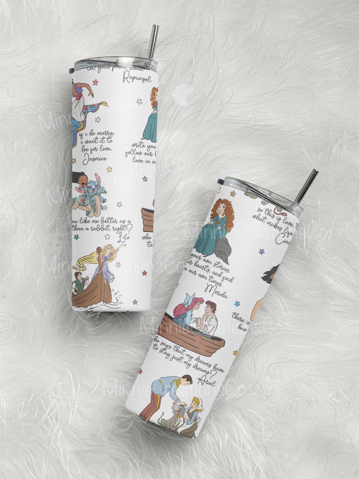 Eventyr 20 oz Skinny Tumblers for engroshandel hos Minnie Creations Co.