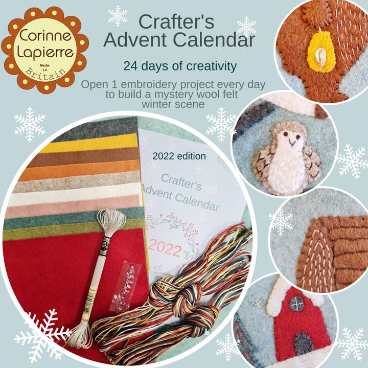 Corinne Lapierre Limited - Wholesale Craft sewing kit - 2021 Crafter's Advent Calendar