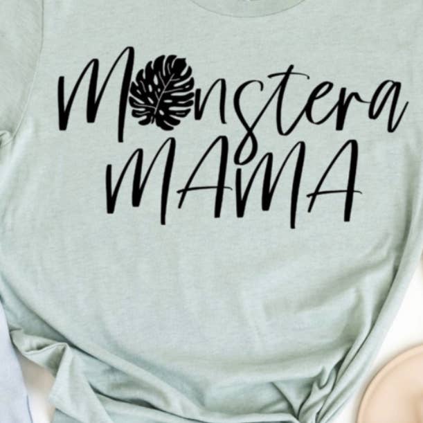 Monstera Mama Tee für den Großhandel von Peach Closet