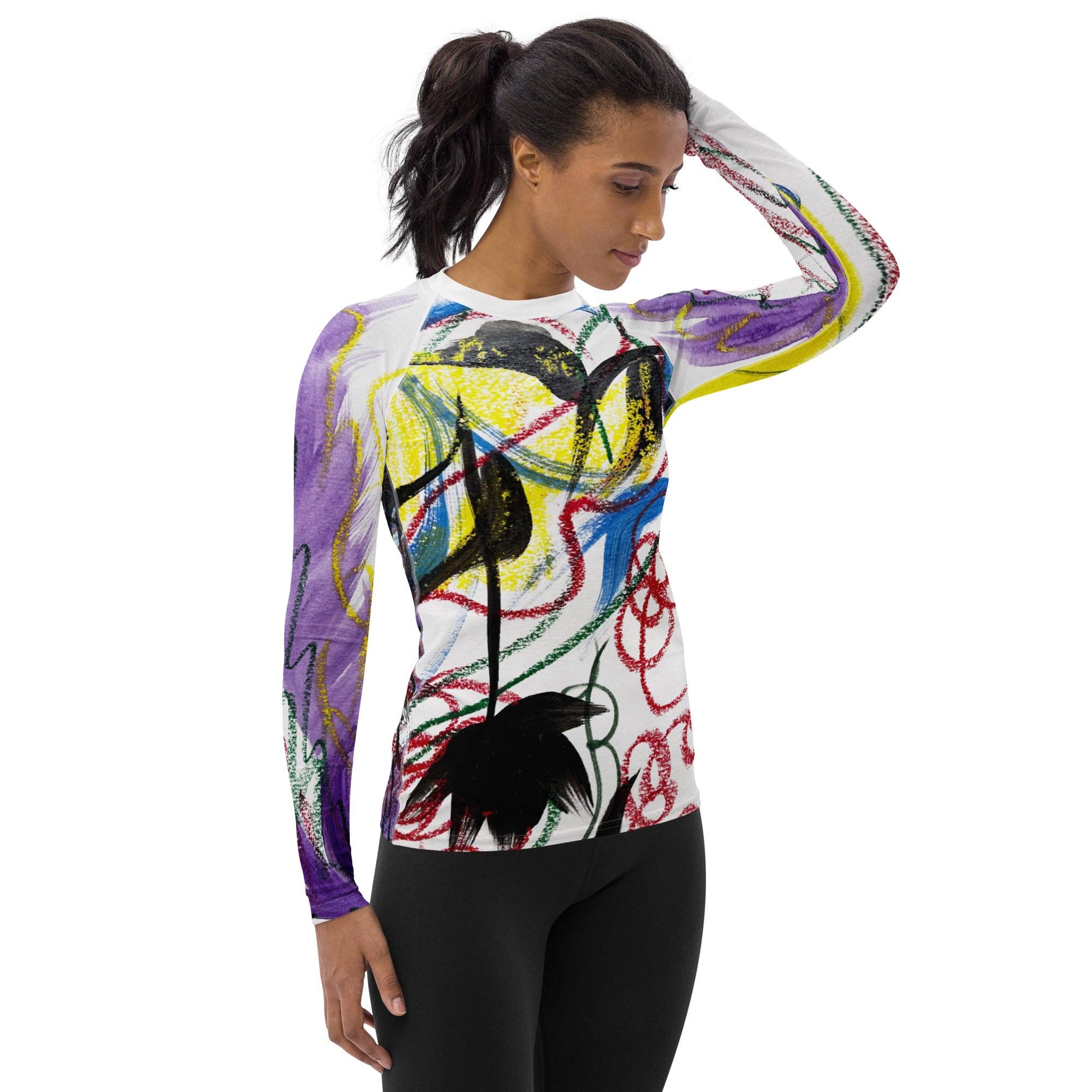 Cloud Poetry - Venta al por mayor Camiseta - Mujer - Camisa Second Skin de la Reina de la Noche2