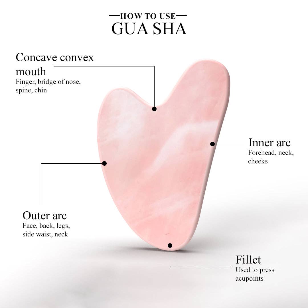 Eclat Cosmetic Ltd – Gua Sha por atacado – Gua Sha de Quartzo Rosa5