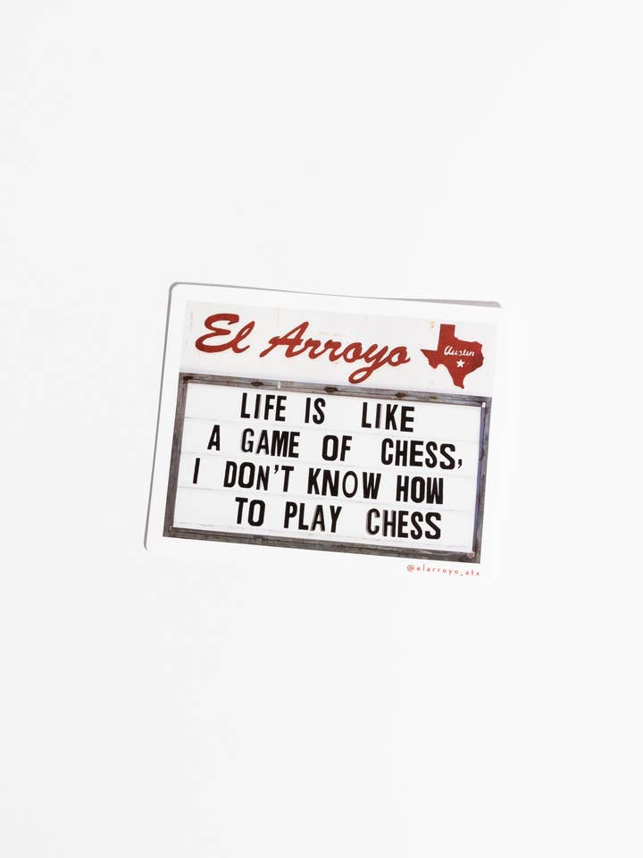 Sticker - Chess for wholesale by El Arroyo