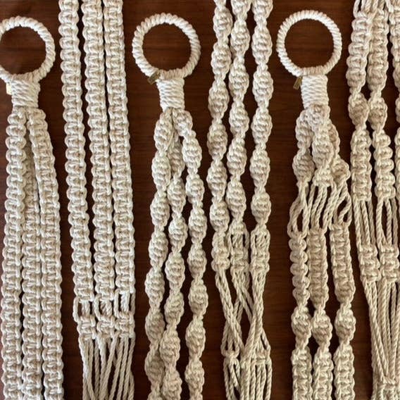Macrame Plant Hangers for wholesale by Beau Home Retail and Home Decor