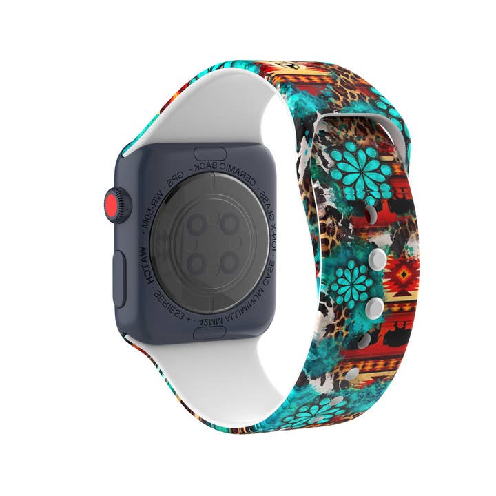 ShopTrendsNow - Wholesale Watch Band/Strap - Women's - Western Silicone Apple Watch Silicone Band Cowboy Cow Boots7