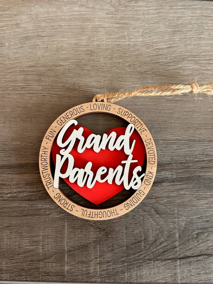 Grandparents Ornament for wholesale by B.VerStrat Designs
