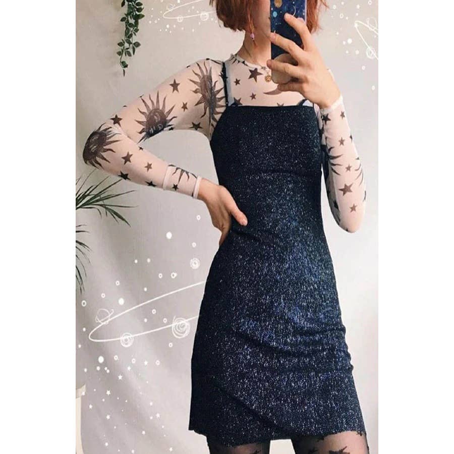 Paperdoll - Wholesale Blouse - Women's - TRANSPARENT MESH SEXY T-SHIRT 6