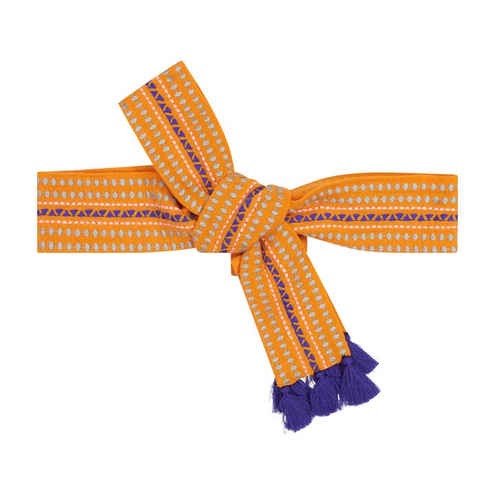 Ceinture à broder Marigold pour la vente par Mer St. Barth