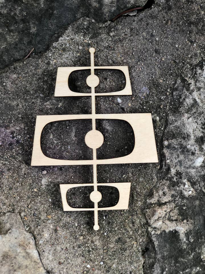 Mid-Century Modern Wood Rectangle for wholesale by Dash Ten Works