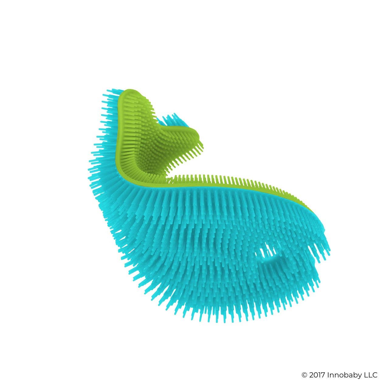 Innobaby on Faire - Venta al por mayor Juguete para la bañera - Bebés - Exfoliante de baño de silicona, divertido cepillo con forma de pez, juguete de baño para bebés4