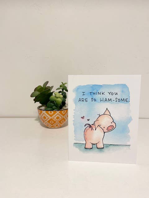 Série Love 2.0 - Piggy pour la vente par Ink + Splash