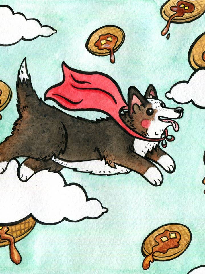 Waffles The Corgi for wholesale by Danielle V Designs