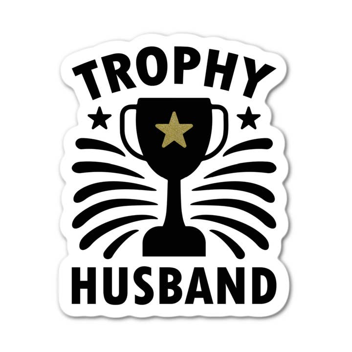 TROFEE-ECHTGENOOT Sticker voor wholesale door Stick-It Expressions