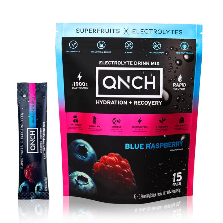 QNCH Superfruit X Electrolyte Drink Mix- Blue Raspberry for wholesale by QNCH