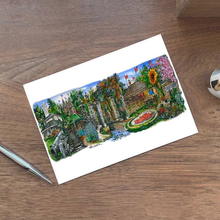 Totally Toronto Art/Sassy City Studio - Wholesale Postcard - High Park Toronto Postcard | Souvenir Toronto Postcards1