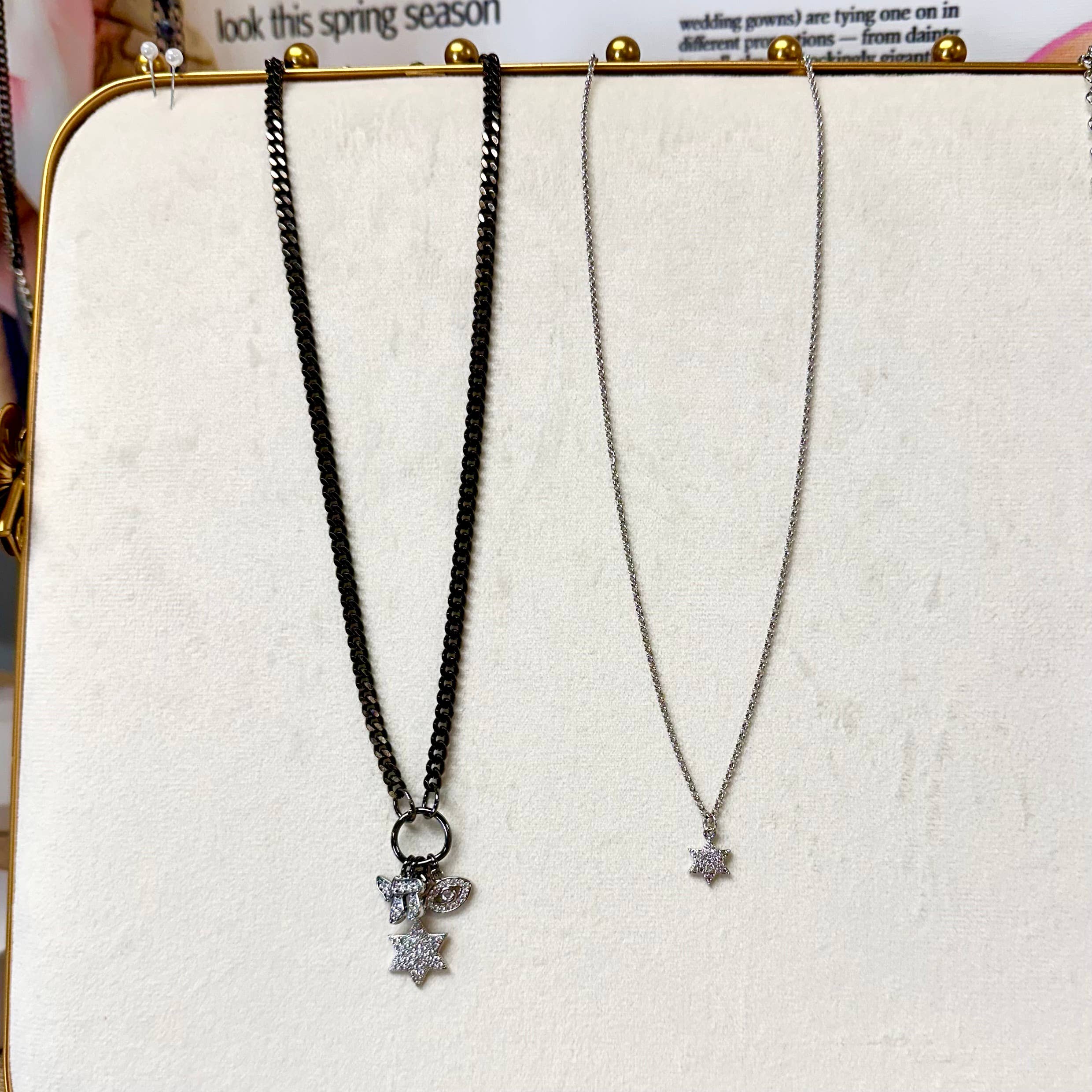 Love, Lisa - Wholesale Pendant/Charm Necklace - Sami Tiny Charming Star of David Necklace3