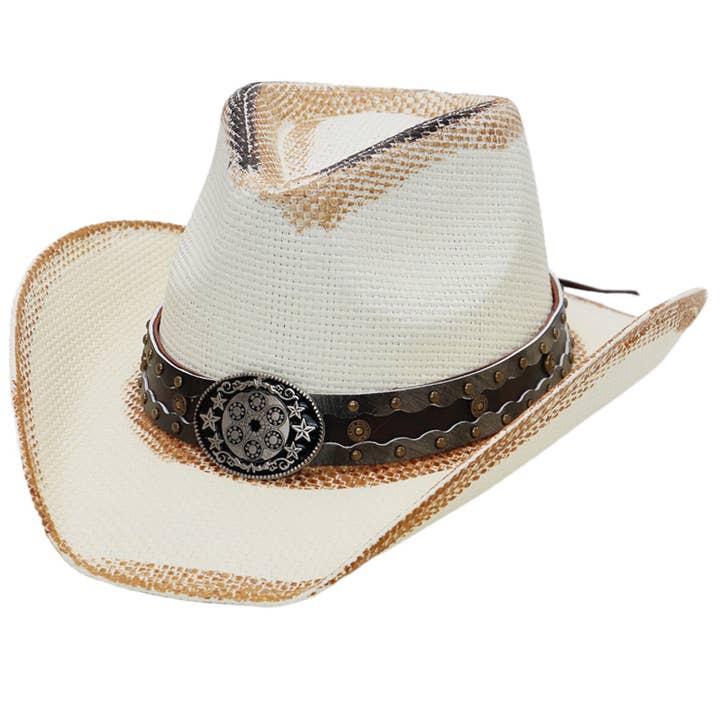 Ivoor NRA Mangum Embleem Cowboyhoed voor groothandel op Faire0