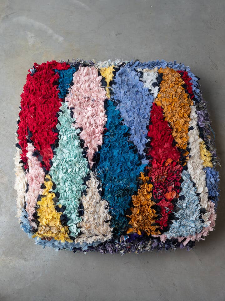 Marokkaanse vintage poef - nr. 19 voor wholesale door Äventyr