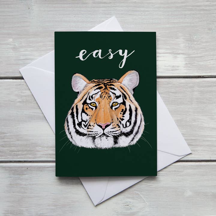 Easy Tiger wenskaart voor wholesale door Crabapple Moon