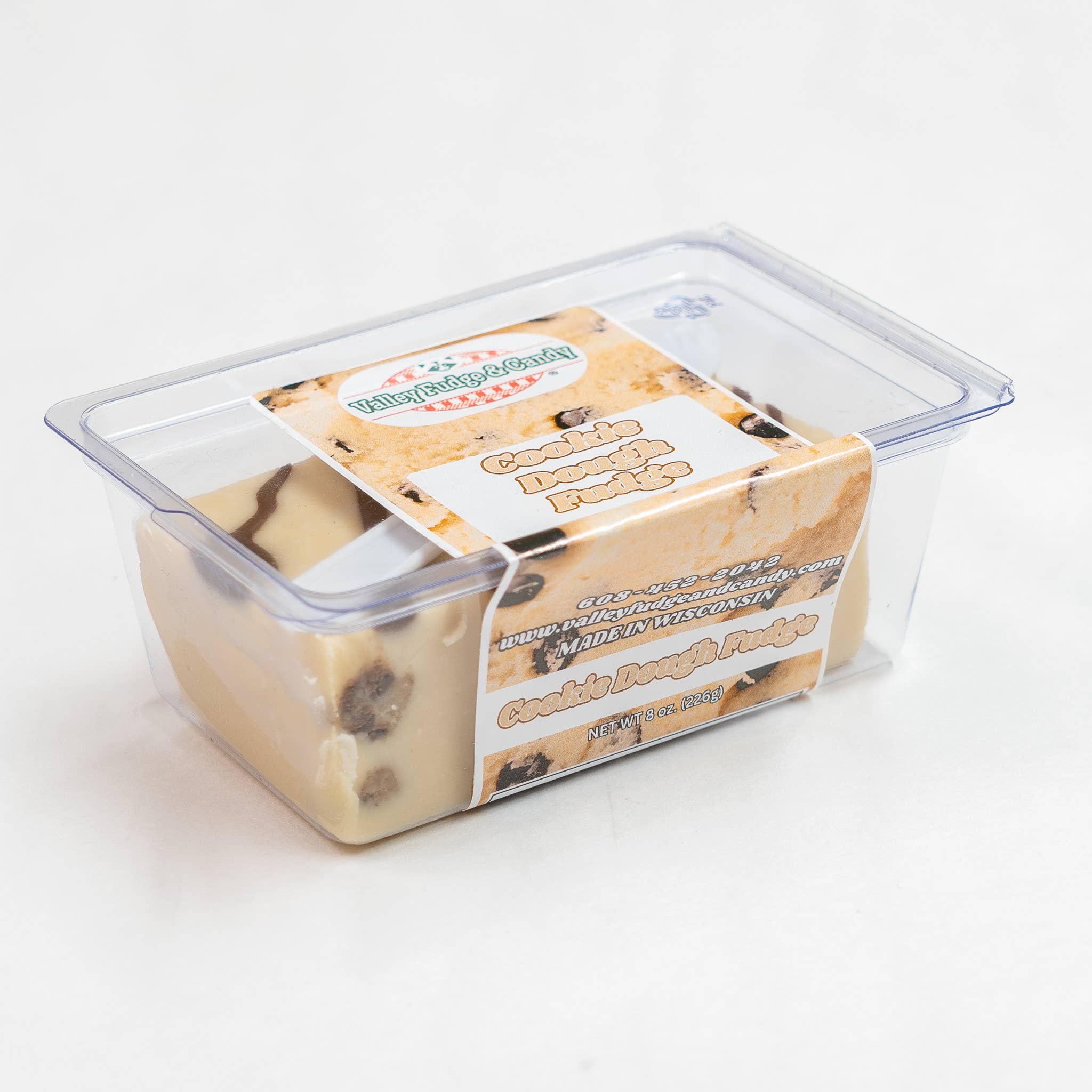 Valley Fudge & Candy - Wholesale Fudge - Cookie Dough 1/2 lb. Fudge Bar1