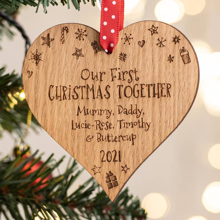 Ornamento primo Natale insieme per la vendita all'ingrosso da parte di Manta Makes