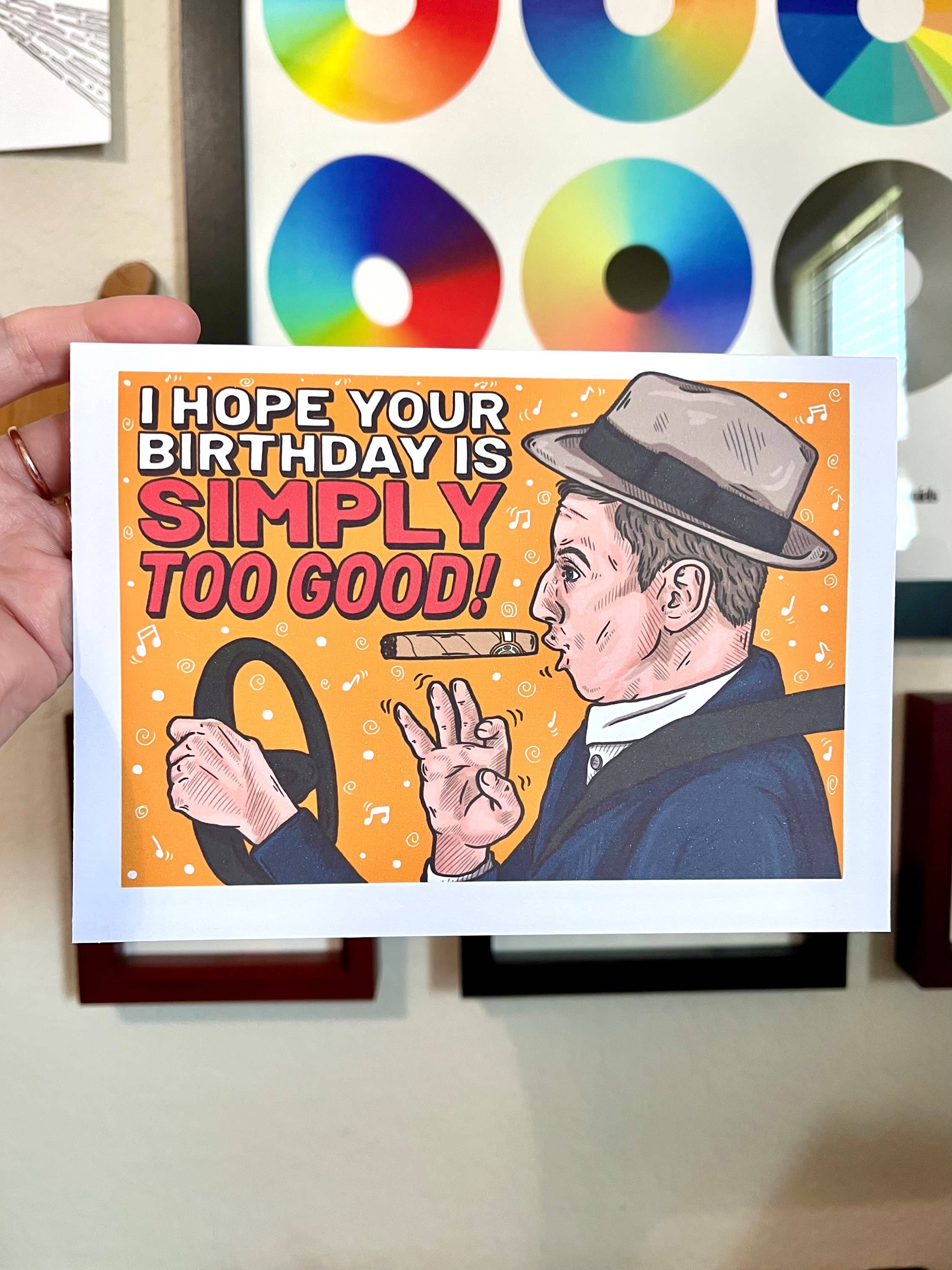 GoochDoods - Wholesale Birthday Card - DRIVING CROONER | Birthday Card1