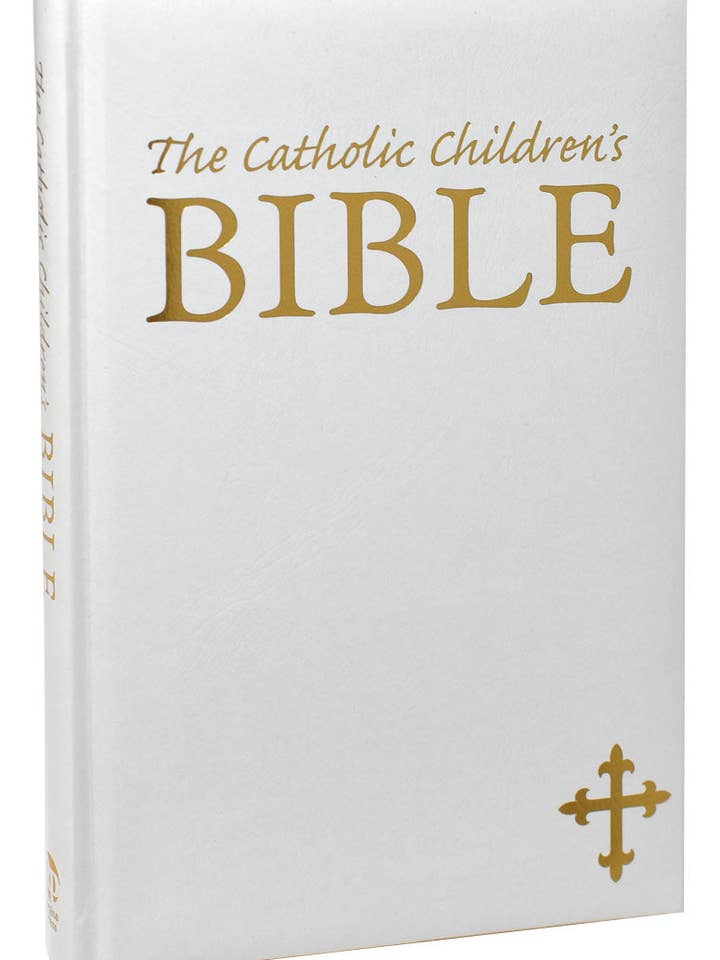 Catholic Children's Bible White Gift Edition for wholesale by Catholic Book Publishing