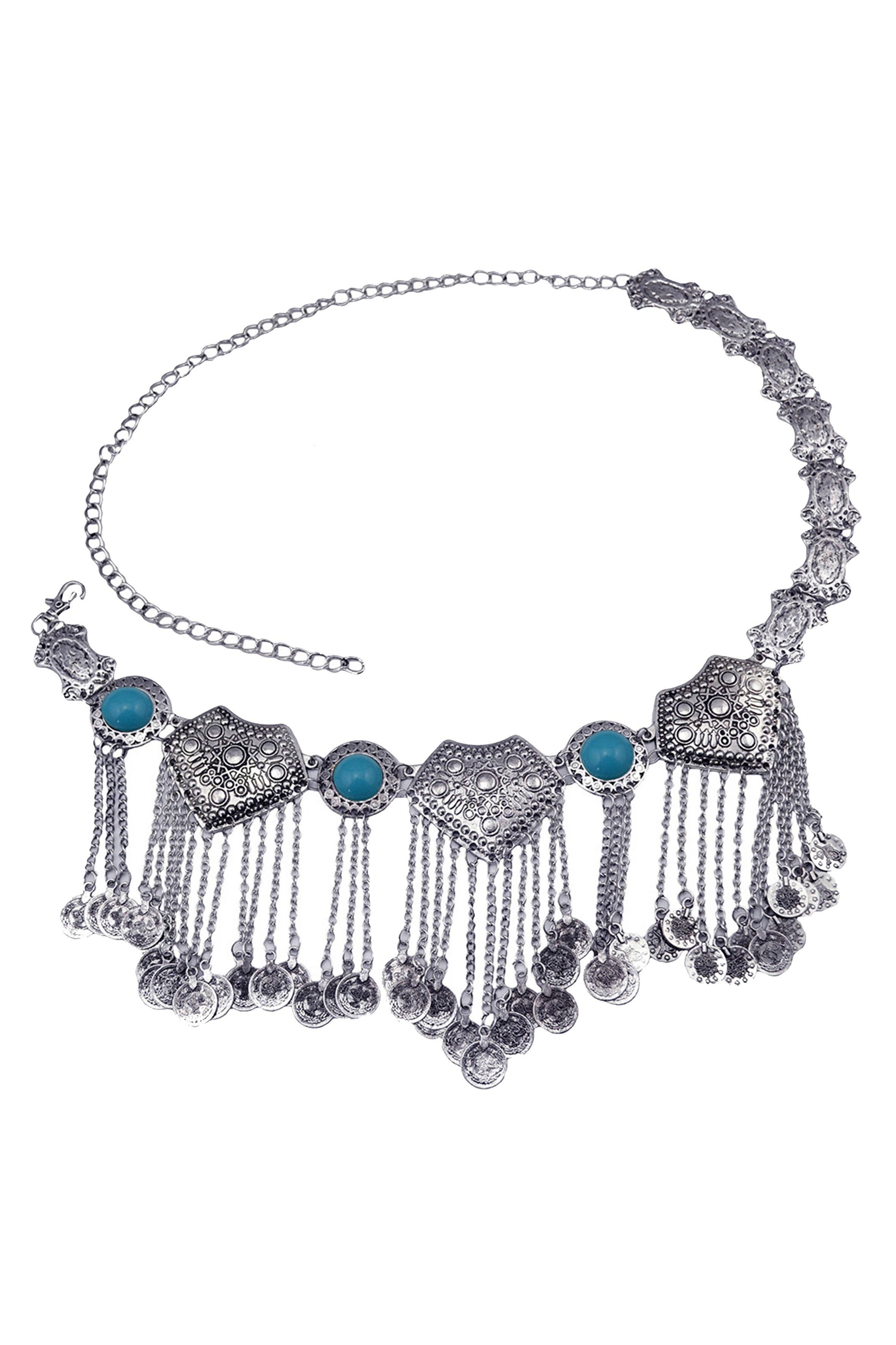 Ole - Wholesale Belt - Women's - Coins Tassel Waist Chains WA00491