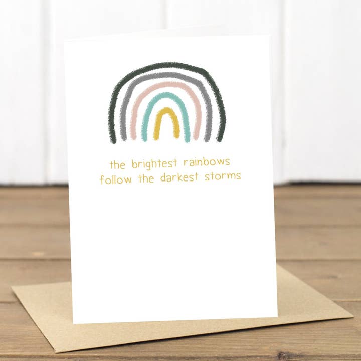Yellowstone Art Boutique - Vente Cartes d'encouragement - Carte Arc-en-ciel les plus brillants