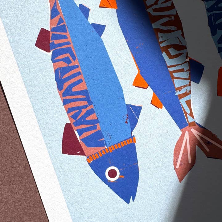 Kautzi Illustrations – wholesale Art print – Mackerel – 8 x 10 Print – Wholesale2
