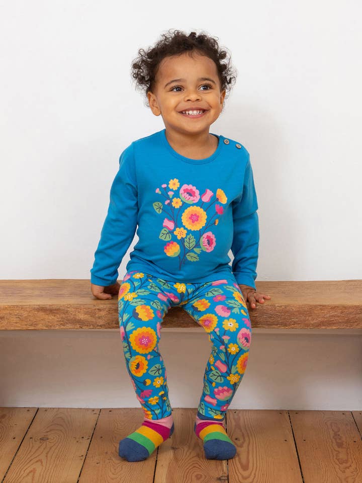 Kite Clothing - Wholesale Screen Printed T-Shirt - Kids - Folk floral t-shirt1