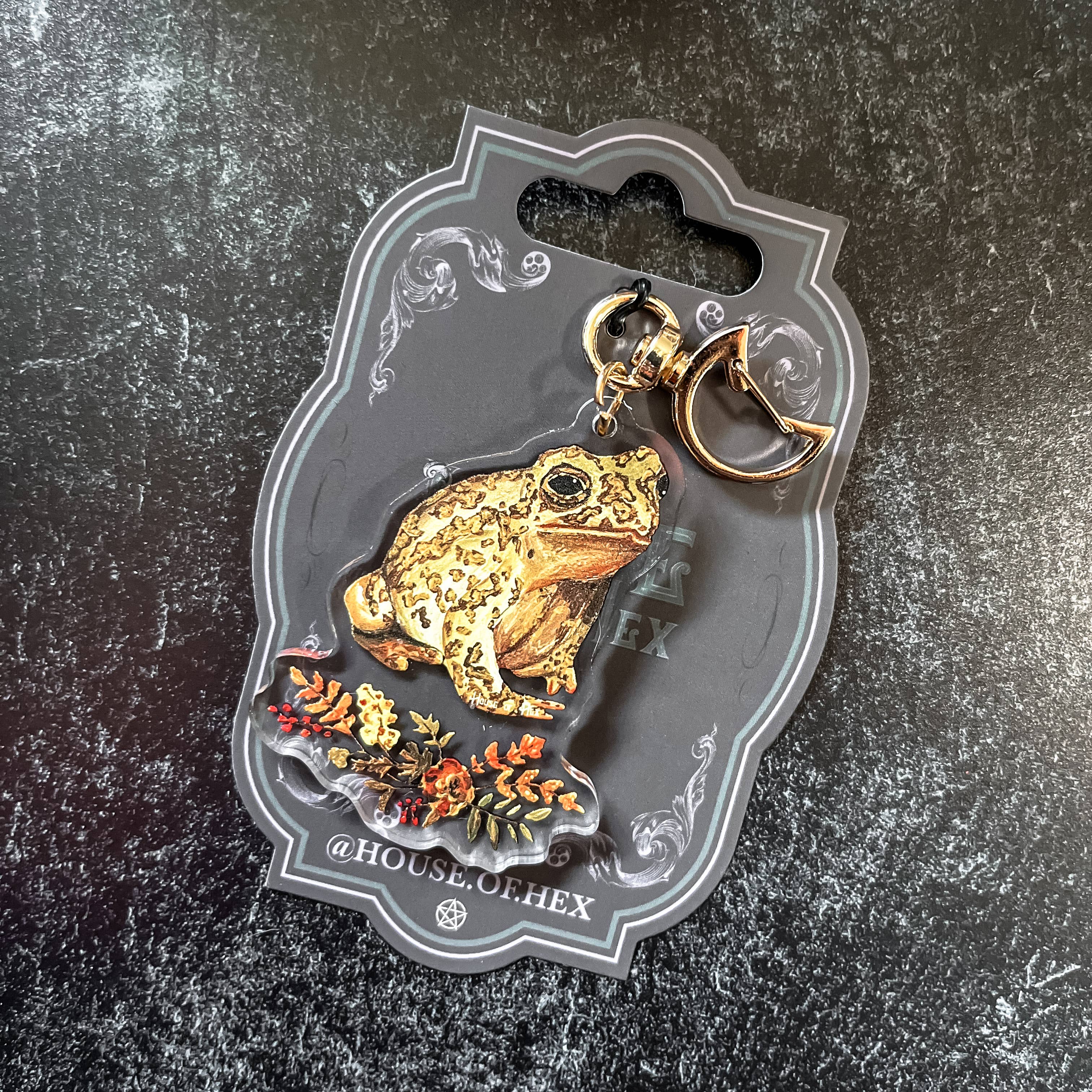 House of Hex – wholesale Keychain – Women's – Toad Keychain | Frog | cottagecore | Accessories | Witchy9