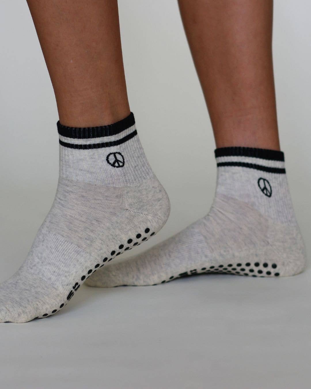 California Grip Socks - Vente Chaussettes – unisexe - Les chaussettes à prise courte avec signe de paix7