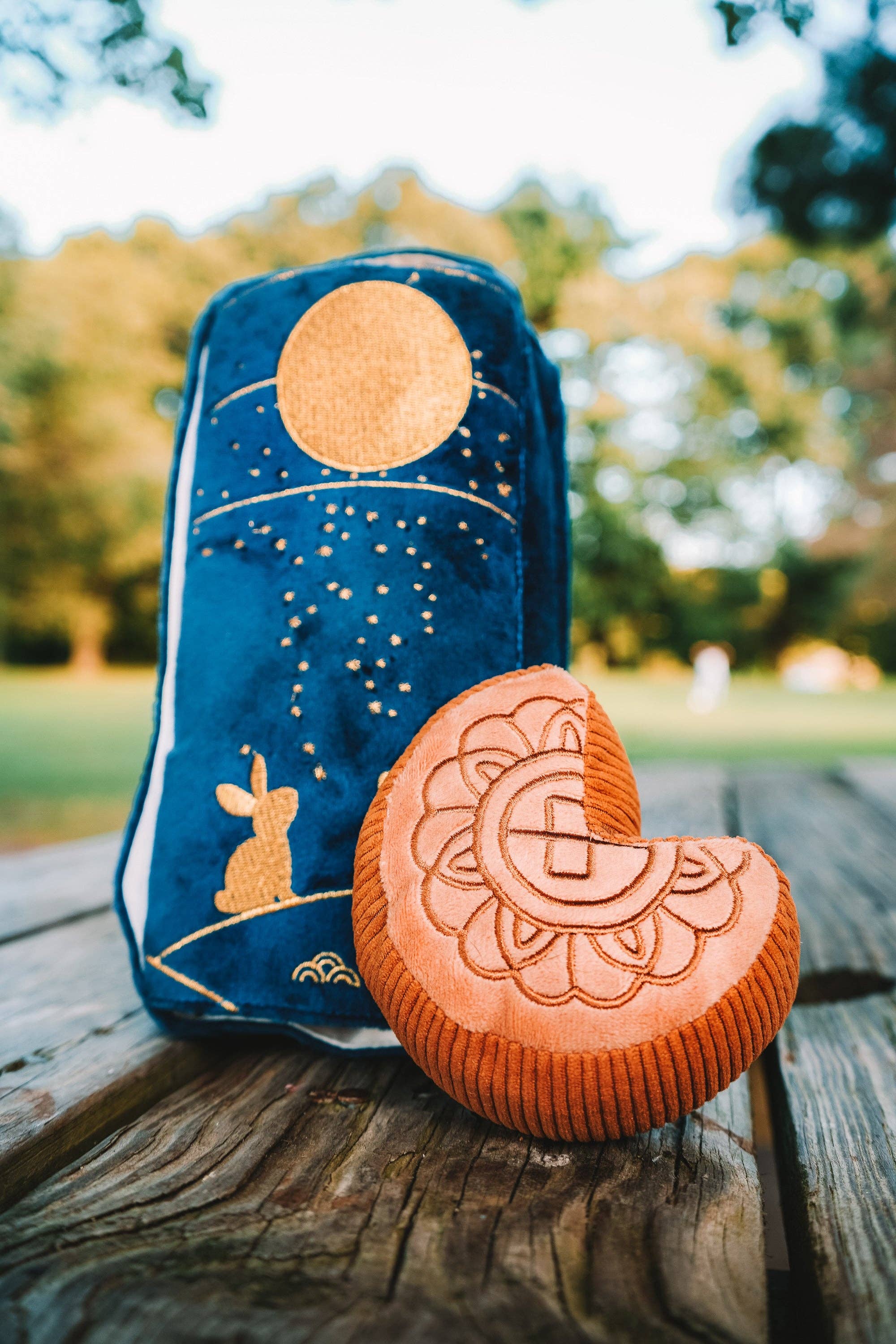 Wild n Fresh Treats - Wholesale Pet Plush Toy - Dog - Mid-Autumn Festival Mooncake Box Dog Toy ft. Squeaky and Co - Original8