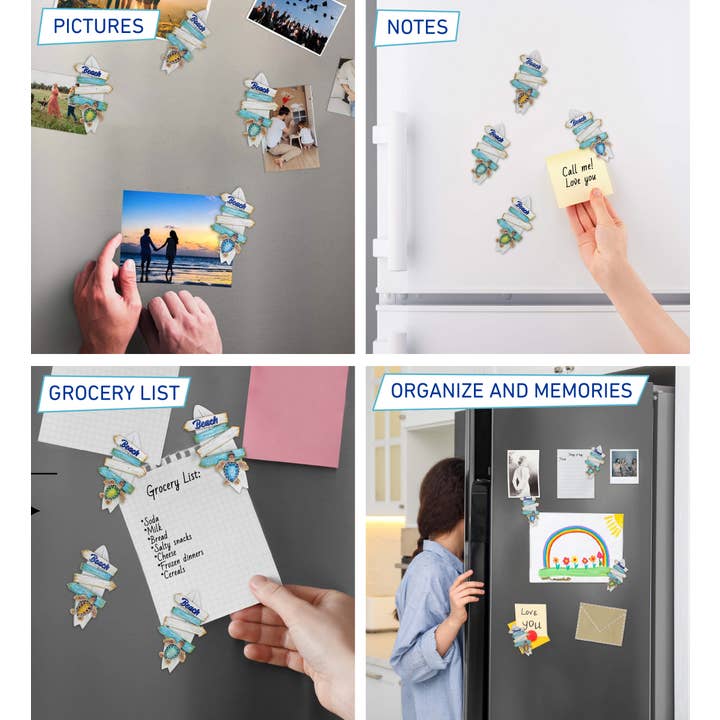 Cota Global - Wholesale Magnet - Resin Magnet - Surfboard Beach Sign - Sea Turtle3